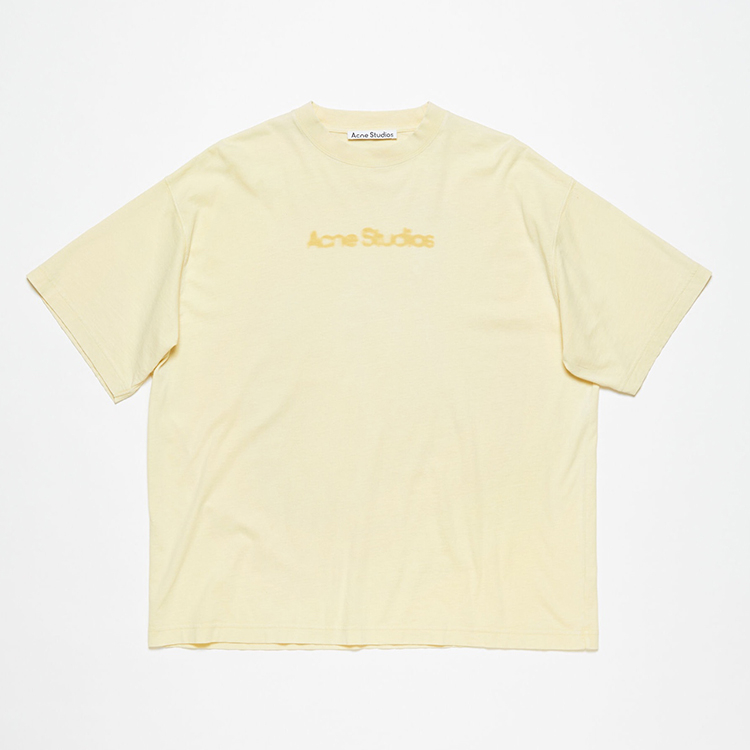 아크네 스튜디오 블러링 로고 티셔츠